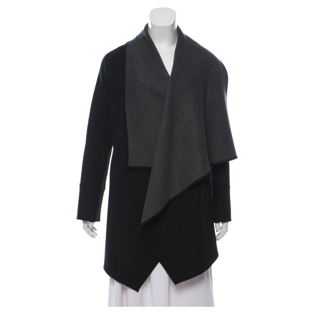 MICHAEL KORS Wool-Blend Open Cardigan Coat XS